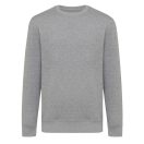 Bluza cu maneca lunga, la baza gatului, Casual, Unisex, iqoniq, 2410E21370, Bumbac, Gri light anthracite, XXS