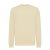 Bluza cu maneca lunga, la baza gatului, Casual, Unisex, iqoniq, 2410E21331, Bumbac, Galben crem, S