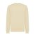 Bluza cu maneca lunga, la baza gatului, Casual, Unisex, iqoniq, 2410E21336, Bumbac, Galben crem, XXS