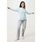 Bluza Unisex, 2502E10659, iqoniq, Bumbac, Albastru mint, M