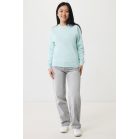Bluza Unisex, 2502E10659, iqoniq, Bumbac, Albastru mint, M