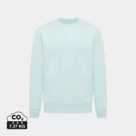 Bluza Unisex, 2502E10660, iqoniq, Bumbac, Albastru mint, S