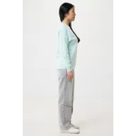 Bluza Unisex, 2502E10661, iqoniq, Bumbac, Albastru mint, XL