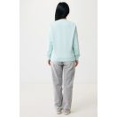 Bluza Unisex, 2502E10663, iqoniq, Bumbac, Albastru mint, XXL