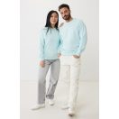 Bluza Unisex, 2502E10663, iqoniq, Bumbac, Albastru mint, XXL