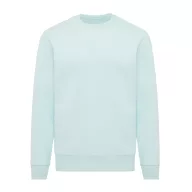 Bluza Unisex, 2502E10664, iqoniq, Bumbac, Albastru mint, XXS