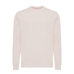   Bluza cu maneca lunga, la baza gatului, Casual, Unisex, iqoniq, 2410E21326, Bumbac, Roz cloud, XXL