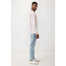 Bluza cu maneca lunga, la baza gatului, Casual, Unisex, iqoniq, 2410E21328, Bumbac, Roz cloud, XXS