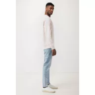   Bluza cu maneca lunga, la baza gatului, Casual, Unisex, iqoniq, 2410E21328, Bumbac, Roz cloud, XXS