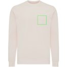 Bluza cu maneca lunga, la baza gatului, Casual, Unisex, iqoniq, 2410E21328, Bumbac, Roz cloud, XXS