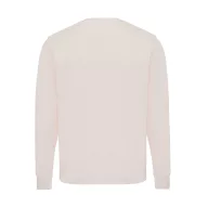   Bluza cu maneca lunga, la baza gatului, Casual, Unisex, iqoniq, 2410E21328, Bumbac, Roz cloud, XXS