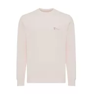   Bluza cu maneca lunga, la baza gatului, Casual, Unisex, iqoniq, 2410E21328, Bumbac, Roz cloud, XXS