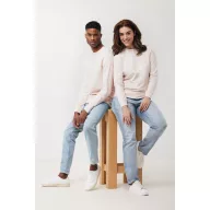   Bluza cu maneca lunga, la baza gatului, Casual, Unisex, iqoniq, 2410E21328, Bumbac, Roz cloud, XXS