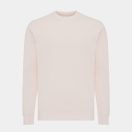 Bluza cu maneca lunga, la baza gatului, Casual, Unisex, iqoniq, 2410E21327, Bumbac, Roz cloud, 3XL