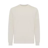   Bluza cu maneca lunga, la baza gatului, Casual, Unisex, iqoniq, 2410E21356, Bumbac, Crem, S