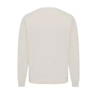   Bluza cu maneca lunga, la baza gatului, Casual, Unisex, iqoniq, 2410E21356, Bumbac, Crem, S