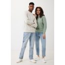 Bluza cu maneca lunga, la baza gatului, Casual, Unisex, iqoniq, 2410E21361, Bumbac, Crem, XXS