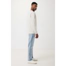 Bluza cu maneca lunga, la baza gatului, Casual, Unisex, iqoniq, 2410E21361, Bumbac, Crem, XXS