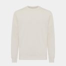 Bluza cu maneca lunga, la baza gatului, Casual, Unisex, iqoniq, 2410E21360, Bumbac, Crem, 3XL