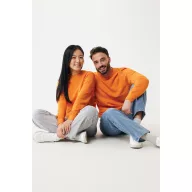 Bluza Unisex, 2502E10672, iqoniq, Bumbac, Portocaliu, XXS