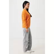 Bluza Unisex, 2502E10672, iqoniq, Bumbac, Portocaliu, XXS