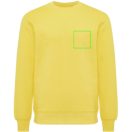 Bluza Unisex, 2502E10690, iqoniq, Bumbac, Galben, L