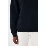 Bluza, iqoniq, 2610E16141, Unisex, Bumbac, Negru, 4XL