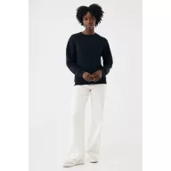 Bluza, iqoniq, 2610E16143, Unisex, Bumbac, Negru, L