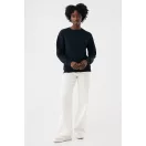 Bluza, iqoniq, 2610E16145, Unisex, Bumbac, Negru, S