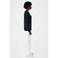 Bluza, iqoniq, 2610E16145, Unisex, Bumbac, Negru, S
