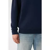 Bluza, iqoniq, 2610E16245, Unisex, Bumbac, Albastru Navy, L