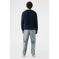 Bluza, iqoniq, 2610E16246, Unisex, Bumbac, Albastru Navy, M