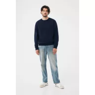   Bluza, iqoniq, 2610E16250, Unisex, Bumbac, Albastru Navy, XXL