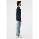 Bluza, iqoniq, 2610E16251, Unisex, Bumbac, Albastru Navy, XXS