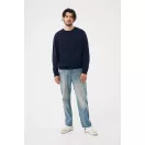 Bluza, iqoniq, 2610E16252, Unisex, Bumbac, Albastru Navy, 3XL