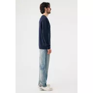   Bluza, iqoniq, 2610E16252, Unisex, Bumbac, Albastru Navy, 3XL