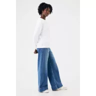 Bluza, iqoniq, 2610E16255, Unisex, Bumbac, Alb, L