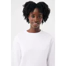 Bluza, iqoniq, 2610E16260, Unisex, Bumbac, Alb, XXL