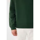 Bluza, iqoniq, 2610E16168, Unisex, Bumbac, Verde Forest, M