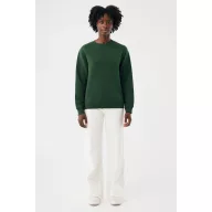 Bluza, iqoniq, 2610E16172, Unisex, Bumbac, Verde Forest, XXL