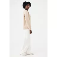 Bluza, iqoniq, 2610E16161, Unisex, Bumbac, Bej Dessert, S