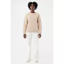 Bluza, iqoniq, 2610E16165, Unisex, Bumbac, Bej Dessert, XXS
