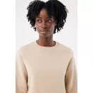Bluza, iqoniq, 2610E16165, Unisex, Bumbac, Bej Dessert, XXS