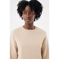 Bluza, iqoniq, 2610E16166, Unisex, Bumbac, Bej Dessert, 3XL
