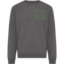 Bluza, iqoniq, 2610E16135, Unisex, Bumbac, Gri Anthracite, S