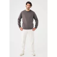   Bluza, iqoniq, 2610E16139, Unisex, Bumbac, Gri Anthracite, XXS