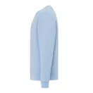 Bluza, iqoniq, 2610E16279, Unisex, Bumbac, Albastru Sky, L