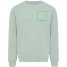 Bluza, iqoniq, 2610E16178, Unisex, Bumbac, Verde Ice, XL