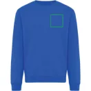 Bluza, iqoniq, 2610E16271, Unisex, Bumbac, Albastru Royal, L