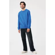 Bluza, iqoniq, 2610E16273, Unisex, Bumbac, Albastru Royal, S